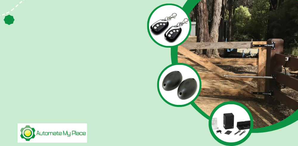 Solar Remote Control Swing Gate Operator - EM